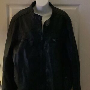Men's Classic Black Bomber Jacket